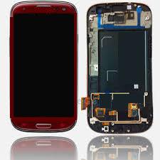 Samsung S3 i747 LCD with Digitizer and Frame Red - Best Cell Phone Parts Distributor in Canada Samsung S3 i747 LCD with Digitizer and Frame Red - Best Cell Phone Parts Distributor in Canada